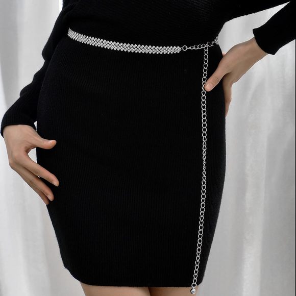 Rhinestone-waist-chain Belts For Women - Western-cowgirl-country-waist-belts🐱 - Picture 4 of 4